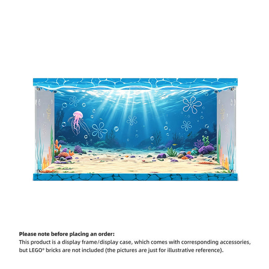 Display Case for LEGO® Icons 11386 SpongeBob SquarePants™ – Bikini Bottom