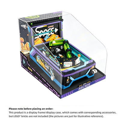 One-Piece Display Case for LEGO® Icons Arcade Pinball Machine (11374)