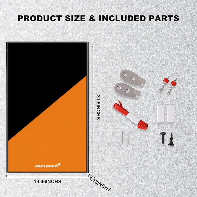 Wall Display Frame For LEGO® TECHNIC™ 42228 McLaren MCL39 F1® Car(Model Not Included)