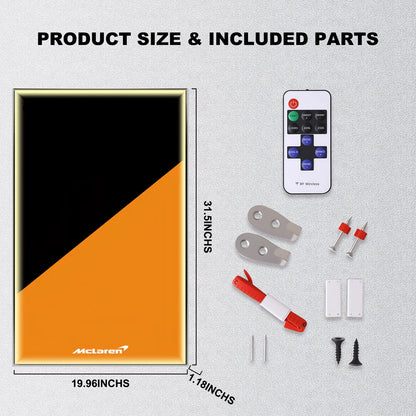 Wall Display Frame For LEGO® TECHNIC™ 42228 McLaren MCL39 F1® Car(Model Not Included)