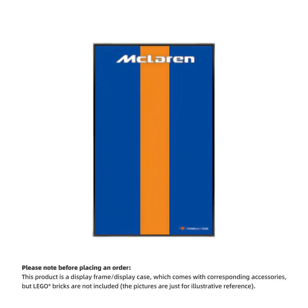 Wall Display Frame For LEGO® TECHNIC™ McLaren F1 42141 (Model Not Included)