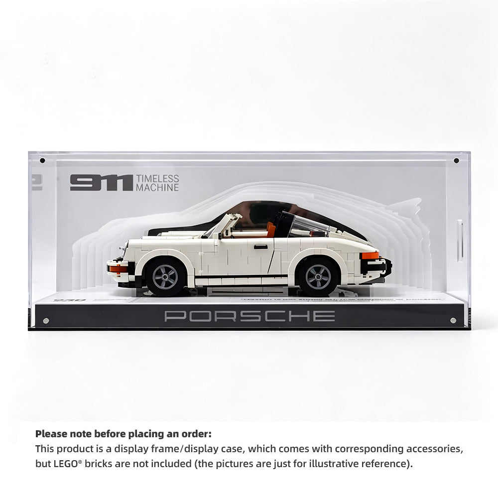 Display Case for LEGO® 10295 Porsche 911 – Fits Icons Series Collector Cars