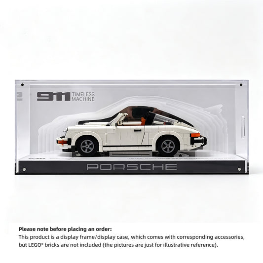 Display Case for LEGO® 10295 Porsche 911 – Fits Icons Series Collector Cars