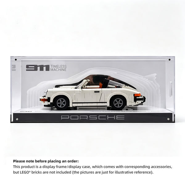 Display Case for LEGO® 10295 Porsche 911 – Fits Icons Series Collector Cars