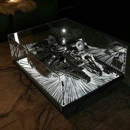 LED Acrylic Display Case for LEGO® Star Wars™ Millennium Falcon – Set 75192