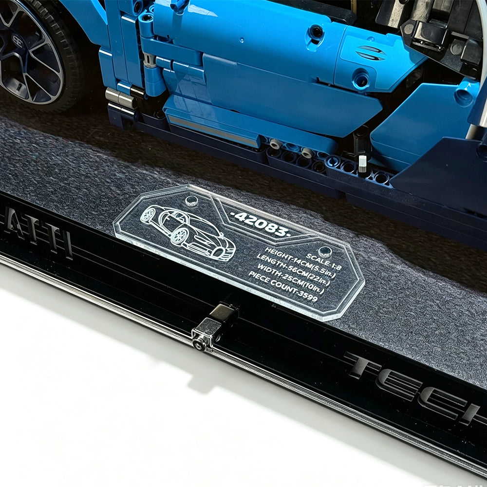 Display Case for LEGO® Bugatti Chiron 42083