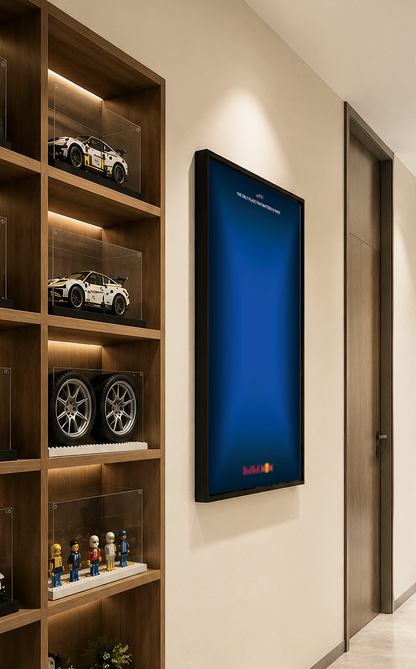 Wall Display Frame For LEGO® TECHNIC™ ORACLE RED BULL RACING RB20 F1 CAR 42206(Model Not Included)