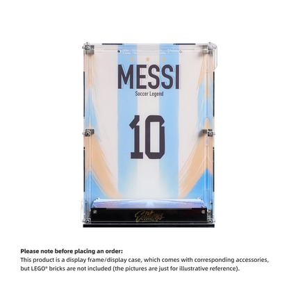 Display Case for LEGO® Editions 43015 Lionel Messi Soccer Legend