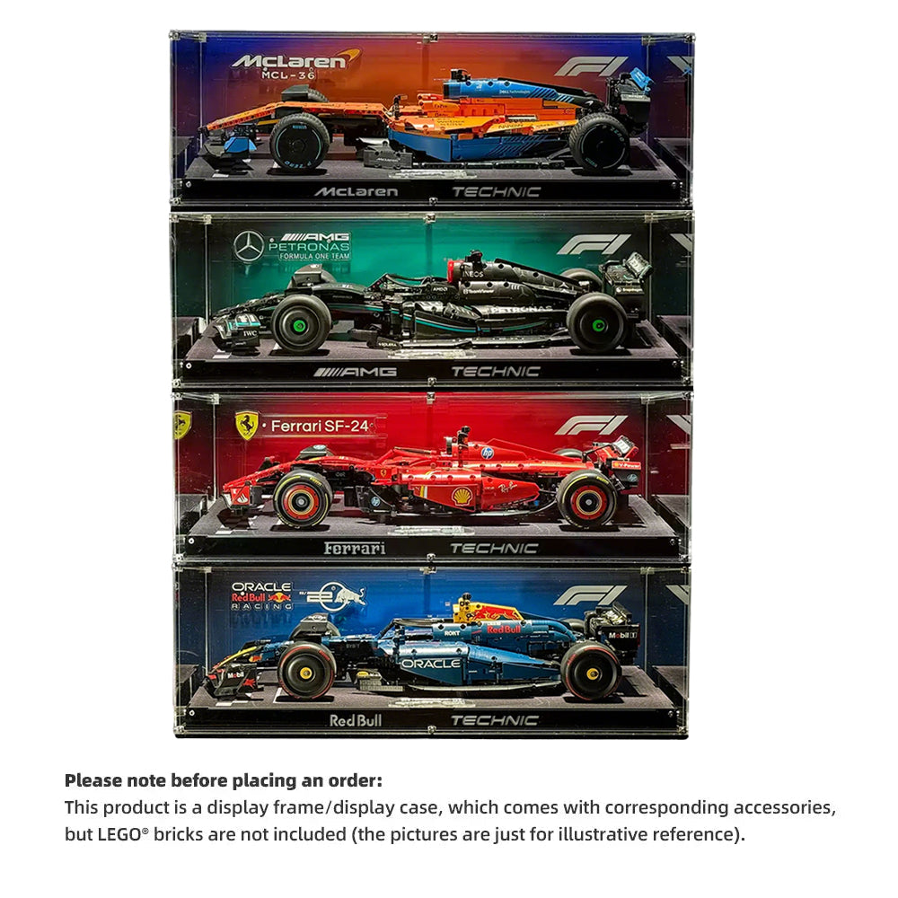 Display Case for LEGO® Technic™ Formula 1
