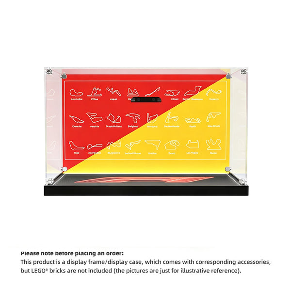 Display Case for LEGO® Editions F1 Helmets – Wall Mount, Fits 43014 & 43022