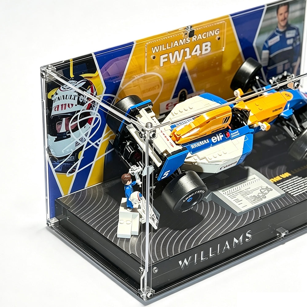 Display Case for LEGO® Icons 10353 Williams FW14B & Nigel Mansell