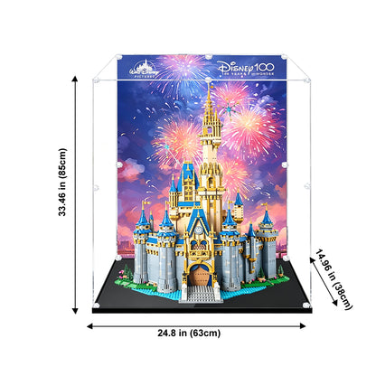 Display Case for LEGO® Disney™ 43222 Disney Castle