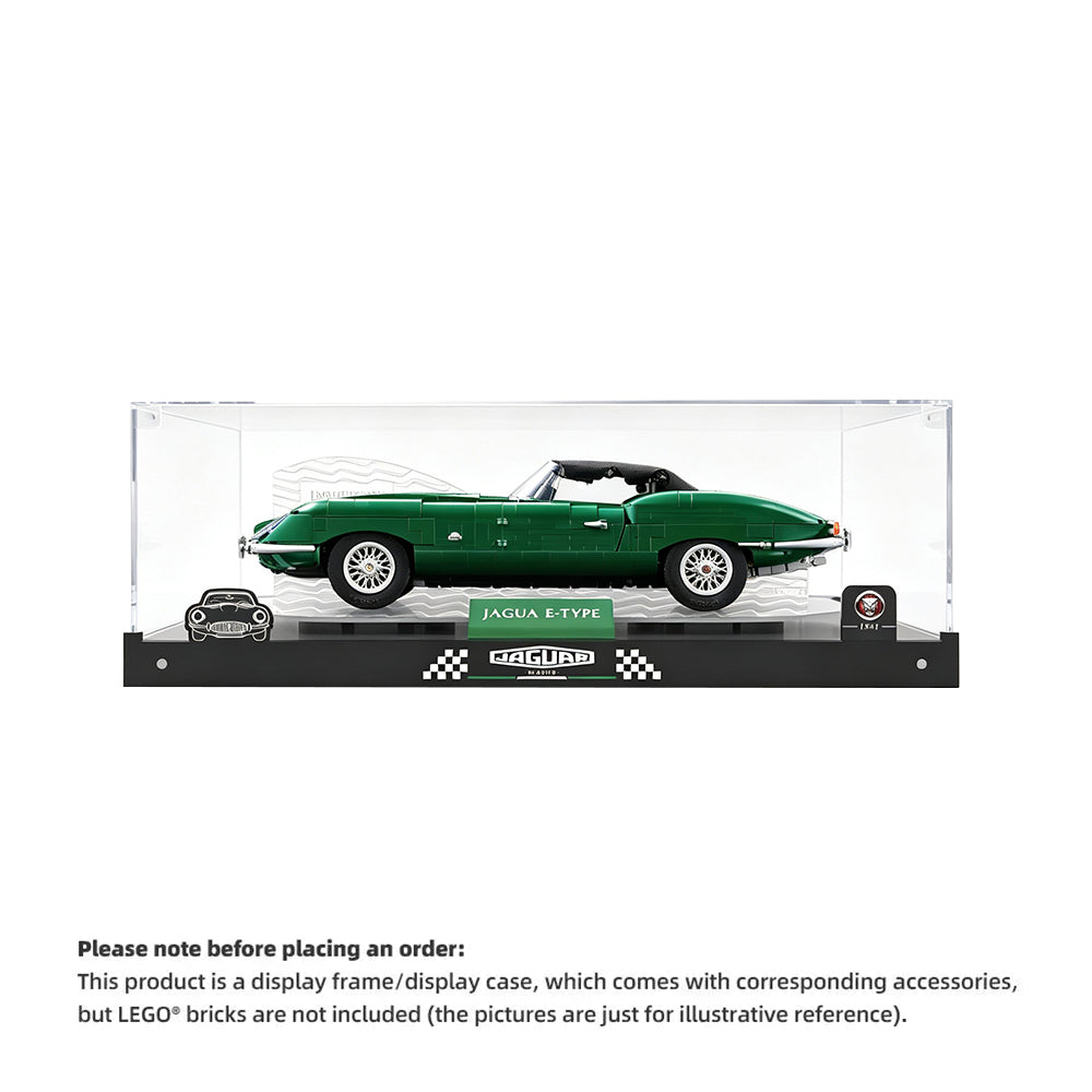 Display Case for LEGO® Icons 11381 Jaguar E‑Type
