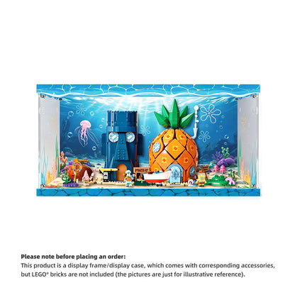 Display Case for LEGO® Icons 11386 SpongeBob SquarePants™ – Bikini Bottom