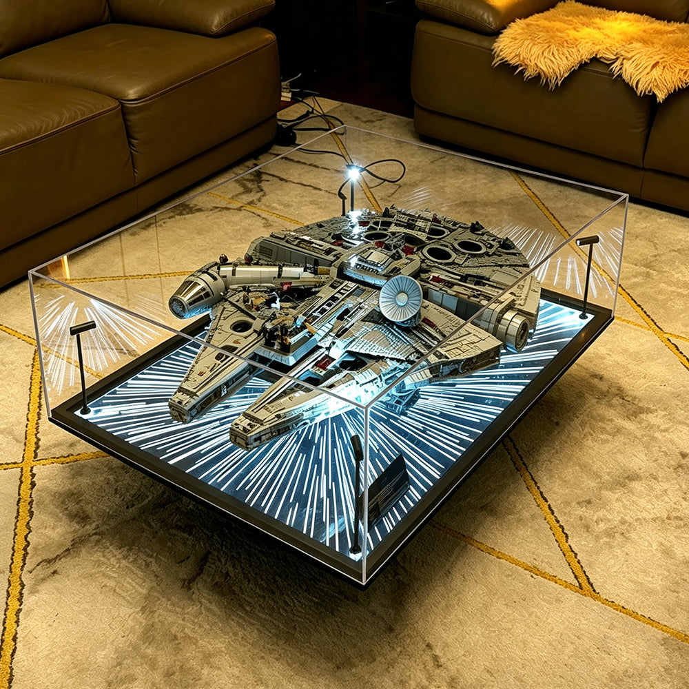 LED Acrylic Display Case for LEGO® Star Wars™ Millennium Falcon – Set 75192
