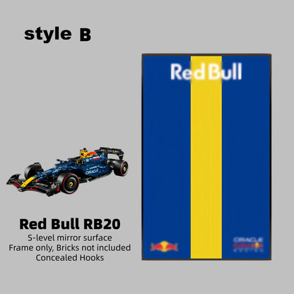 Wall Display Frame For LEGO® TECHNIC™ ORACLE RED BULL RACING RB20 F1 CAR 42206(Model Not Included)