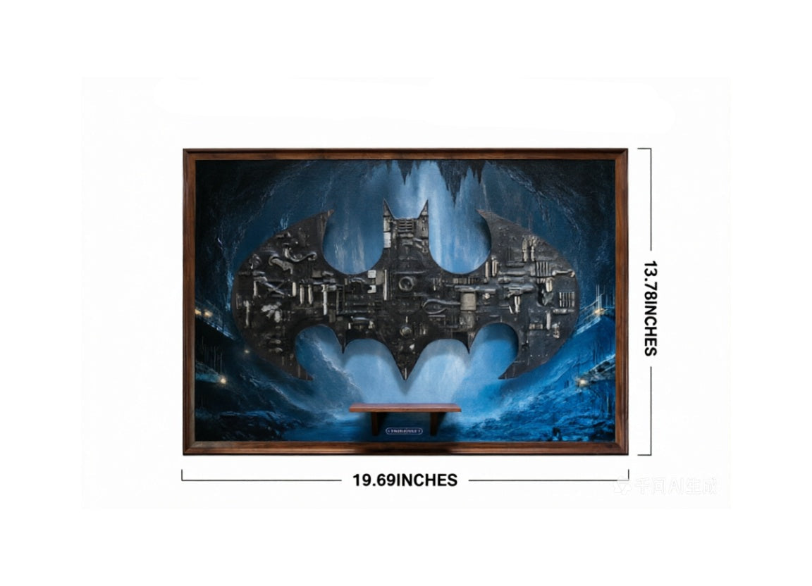 Wall Display Frame For LEGO® DC BATMAN™ 76330（Model not included）