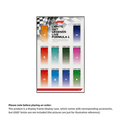 Car Display Frame for LEGO® Speed Champions f1 Series (Model not included)