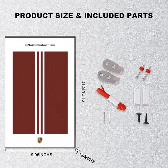 Wall Display Frame for LEGO® ICONS Porsche 911 10295(Model Not Included)