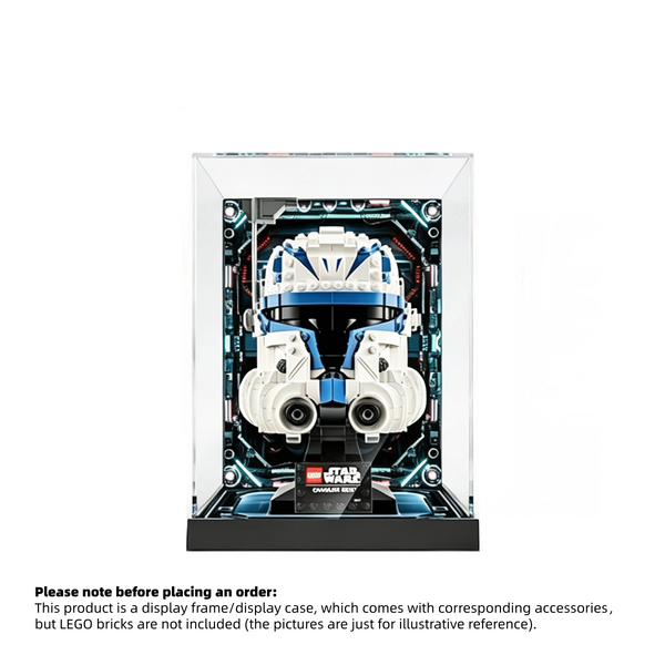 Display Case for LEGO® Star Wars™ Captain Rex Helmet – Set 75349