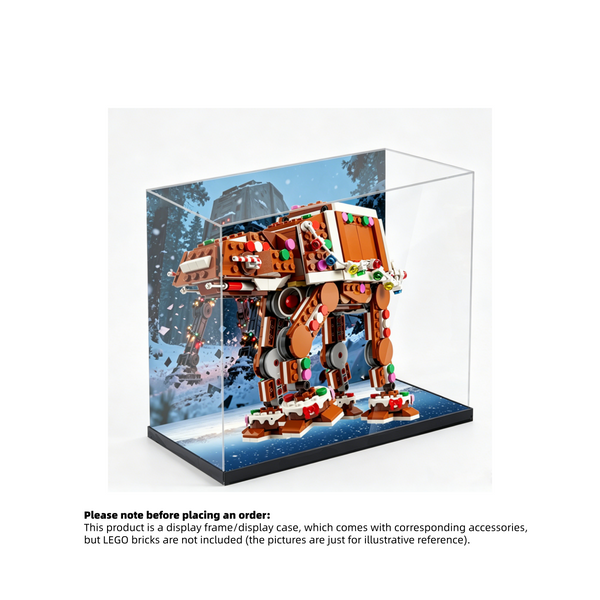 Display Case for LEGO® Star Wars™ Gingerbread AT-AT™ Walker – Set 40806