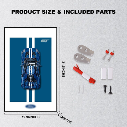 Car Display Frame for LEGO® TECHNIC™ Ford GT 42154
