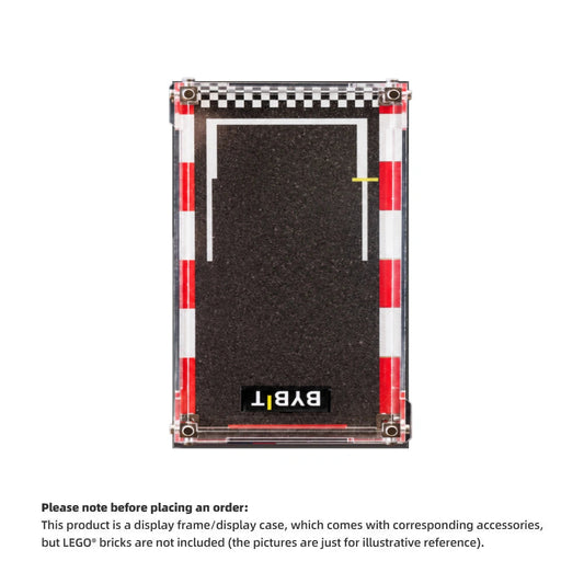 【PREMIUM】 Display acrylic case for LEGO® Speed F1 APXGP 77252(Model Not Included)