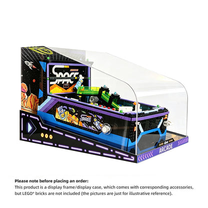 One-Piece Display Case for LEGO® Icons Arcade Pinball Machine (11374)
