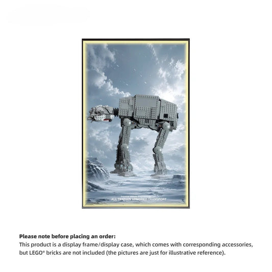 Wall Display Frame For LEGO® STAR WARS™ AT-AT™ 75288 (Model not included)