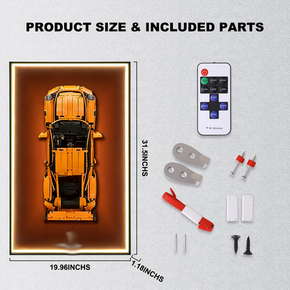 CAR DISPLAY FRAME FOR LEGO® TECHNIC™ PORSCHE 911 GT3 RS 42056