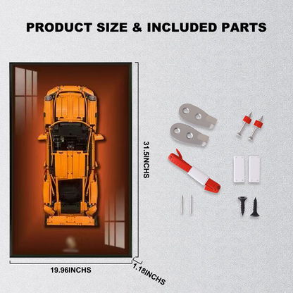 CAR DISPLAY FRAME FOR LEGO® TECHNIC™ PORSCHE 911 GT3 RS 42056