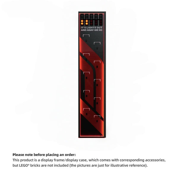 Car Display Vertical Frame for LEGO® Speed Champions F1(Model Not Included)