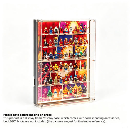 Display Case for lego Marvel Minifigure