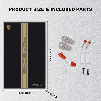 Wall Display Frame for LEGO® ICONS Porsche 911 10295(Model Not Included)