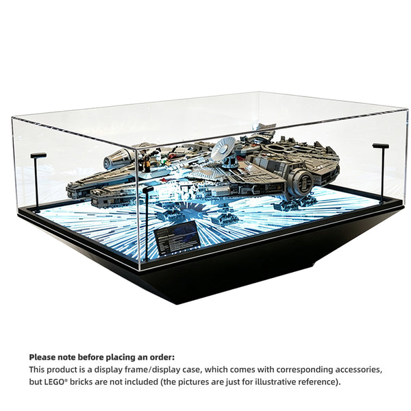 LED Acrylic Display Case for LEGO® Star Wars™ Millennium Falcon – Set 75192