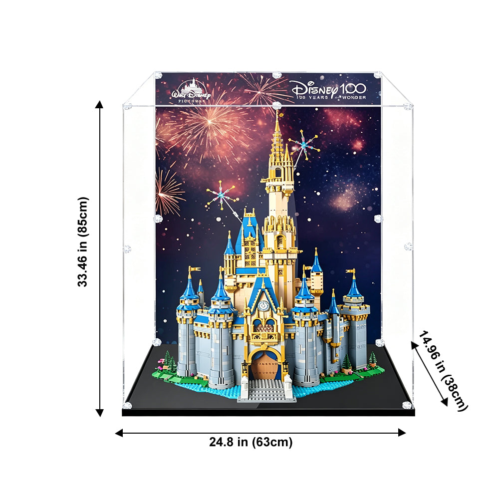 Display Case for LEGO® Disney™ 43222 Disney Castle