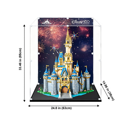Display Case for LEGO® Disney™ 43222 Disney Castle