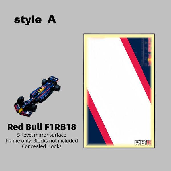 Wall Display Frame For F1 Red Bull RB18 MOC (Model not included)