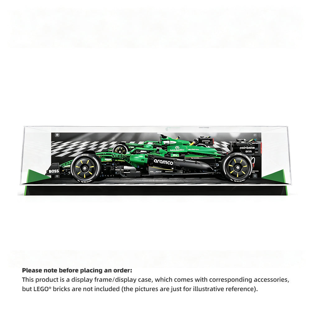 Display Case for LEGO® Technic™ 42240 Aston Martin AMR25 F1® Car