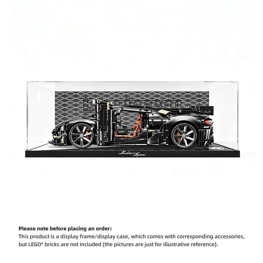 Display Case for LEGO® Technic™ 42232 Koenigsegg Sadair's Spear