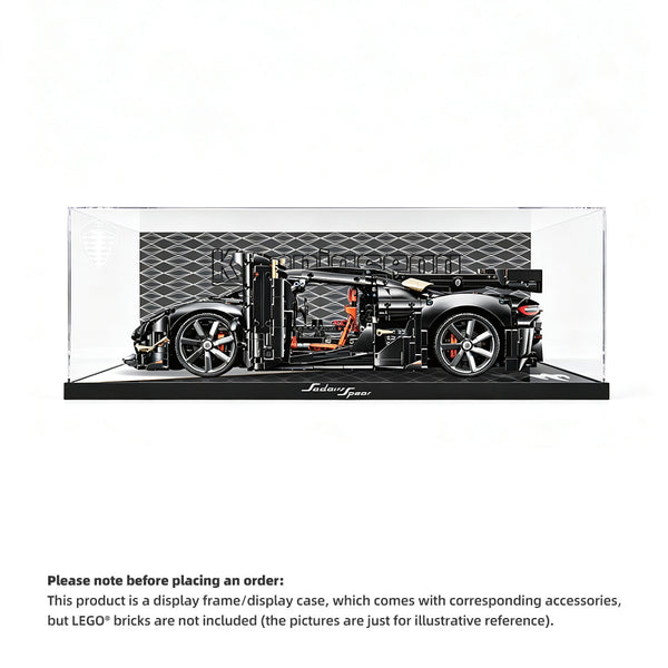 Display Case for LEGO® Technic™ 42232 Koenigsegg Sadair's Spear