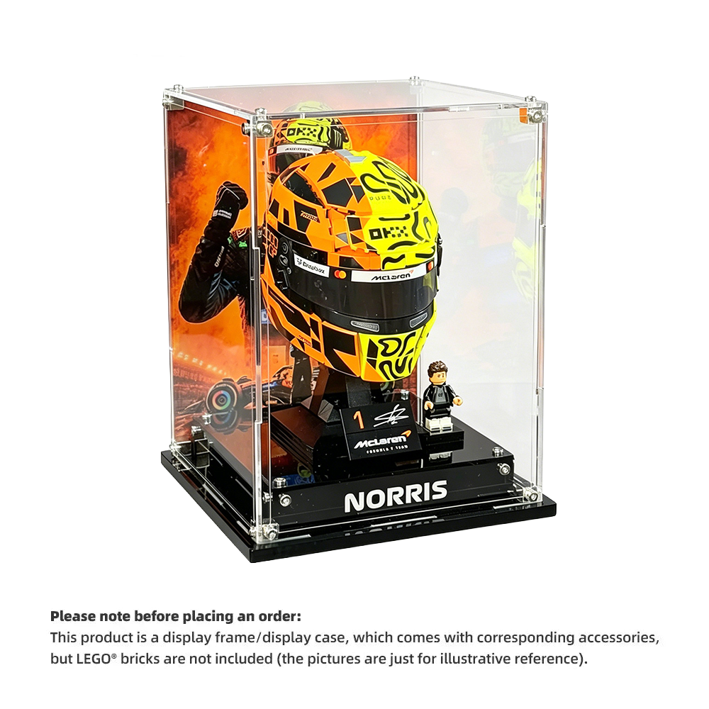 Display Case for LEGO® Editions F1 Helmets