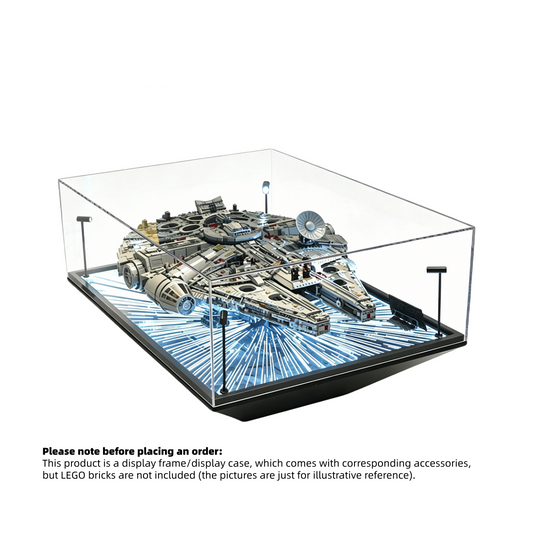 LED Acrylic Display Case for LEGO® Star Wars™ Millennium Falcon – Set 75192