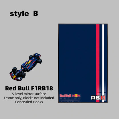 Wall Display Frame For F1 Red Bull RB18 MOC (Model not included)