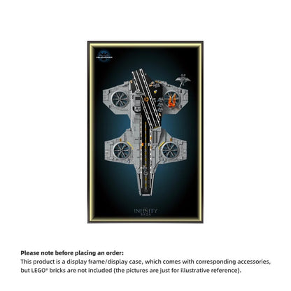 Wall Display Frame For Lego MARVEL 76354 S.H.I.E.L.D. HELICARRIER(Model not included)
