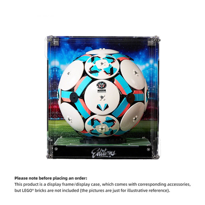 【PREMIUM】 Display Case For LEGO Editions 43019 Soccer Ball