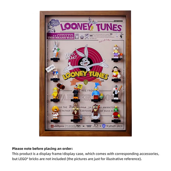 Display Case for LEGO® 71030 Looney Tunes Minifigures