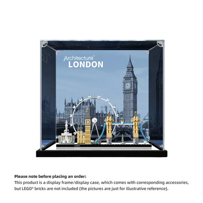 Ultra-High Translucent Acrylic Display Case for LEGO® Architecture Series 21034 London