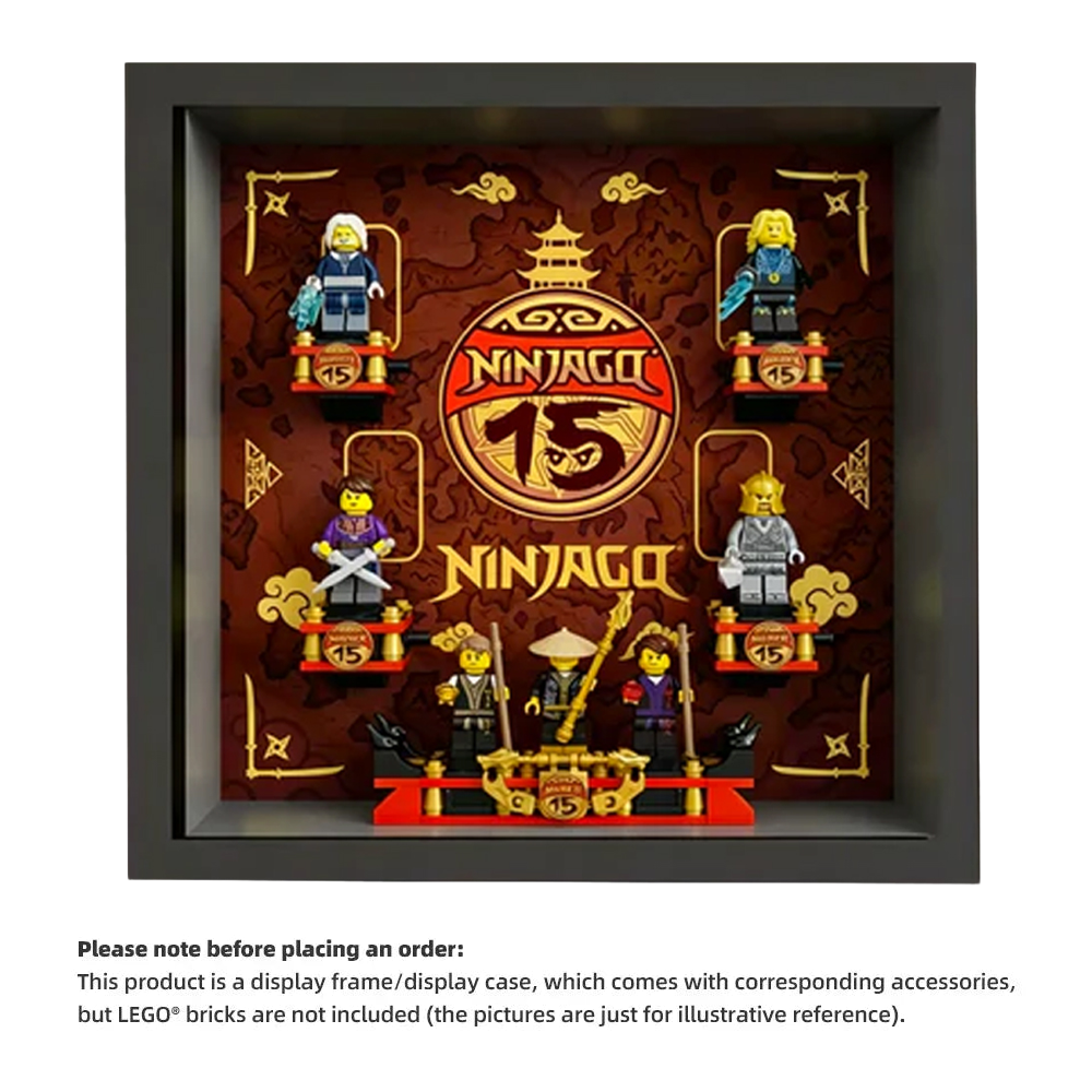 Display Case for LEGO® NINJAGO 15th Anniversary Minifigure