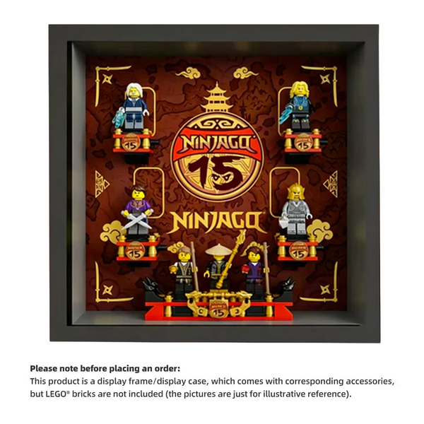 Display Case for LEGO® NINJAGO 15th Anniversary Minifigure